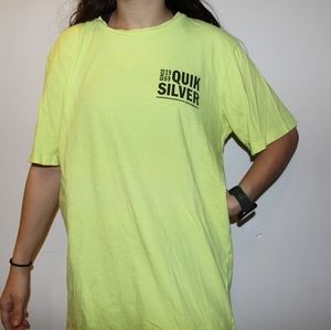 Yellow Quiksilver Tee